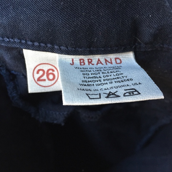 J Brand High Rise Major Skinny Jeans in Navy - Picture 6 of 10